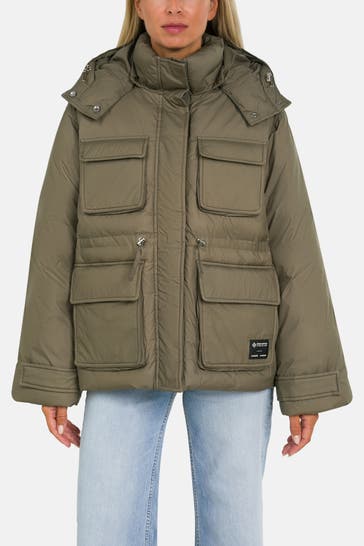 SAMSØE & SAMSØE Steppjacke 'Sahanna' oliv