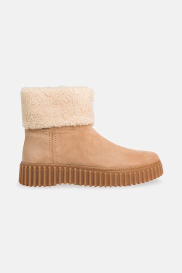 CLARKS Winterstiefel 'Torhill' beige