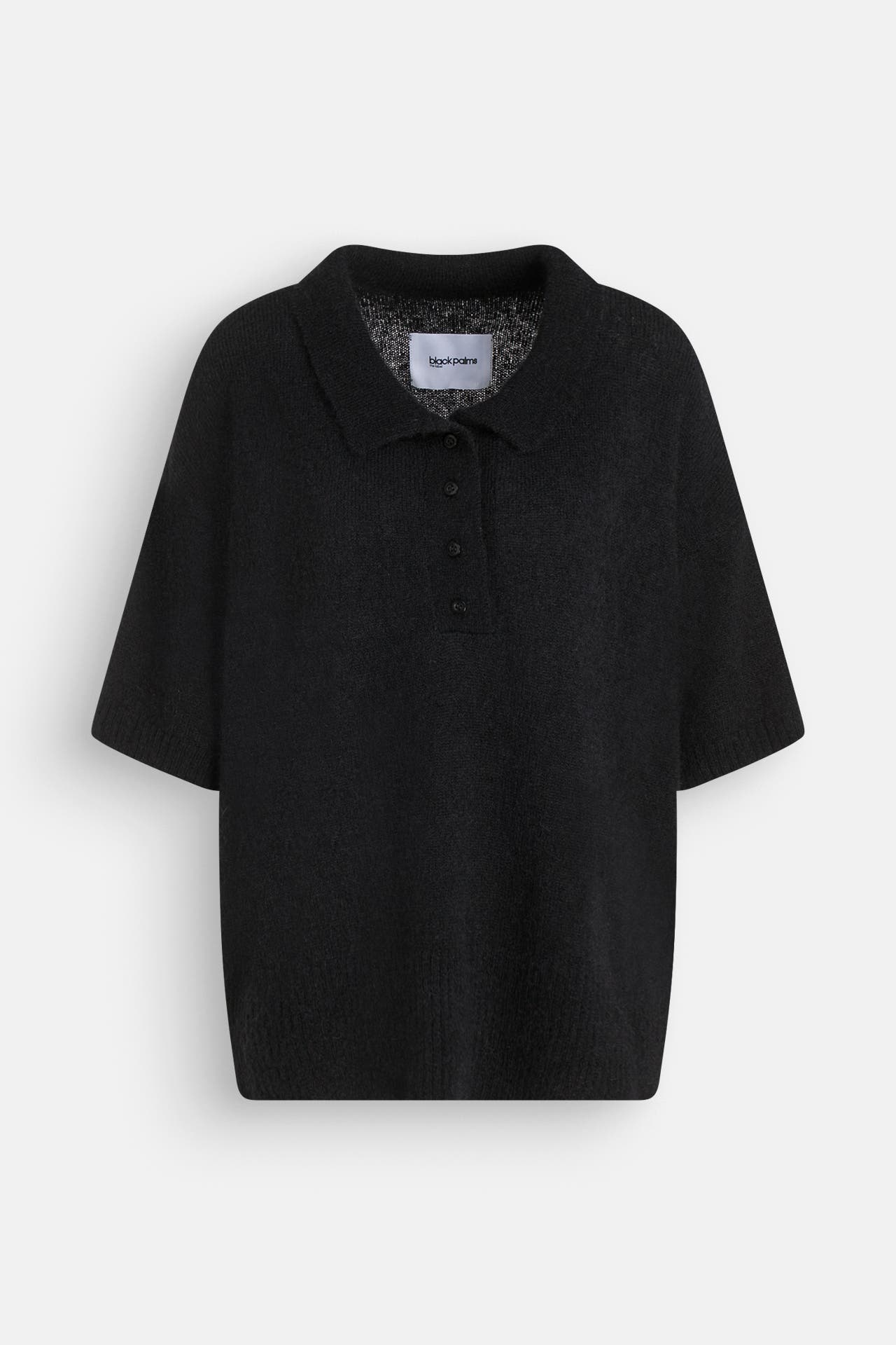 BLACK PALMS Strickshirt schwarz, Bild 1