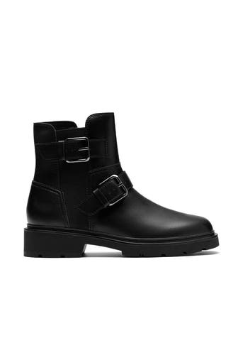 CLARKS Biker-Boots 'Lauryl Bay' Wide Fit