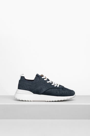TOD'S - Ledersneaker navy