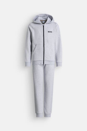 BOSS Trainingsanzug grau