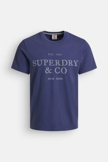 SUPERDRY T-Shirt dunkelblau