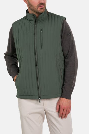 HACKETT Weste 'Channel Gilet' dunkelgrün