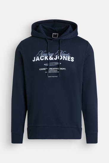 JACK & JONES - Hoodie dunkelblau