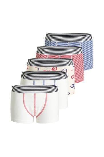 PETIT BATEAU 5er-Pack Boxer mehrfarbig