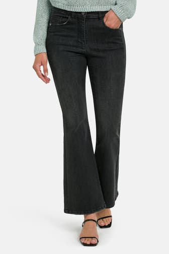 LUISA CERANO Jeans schwarz flared