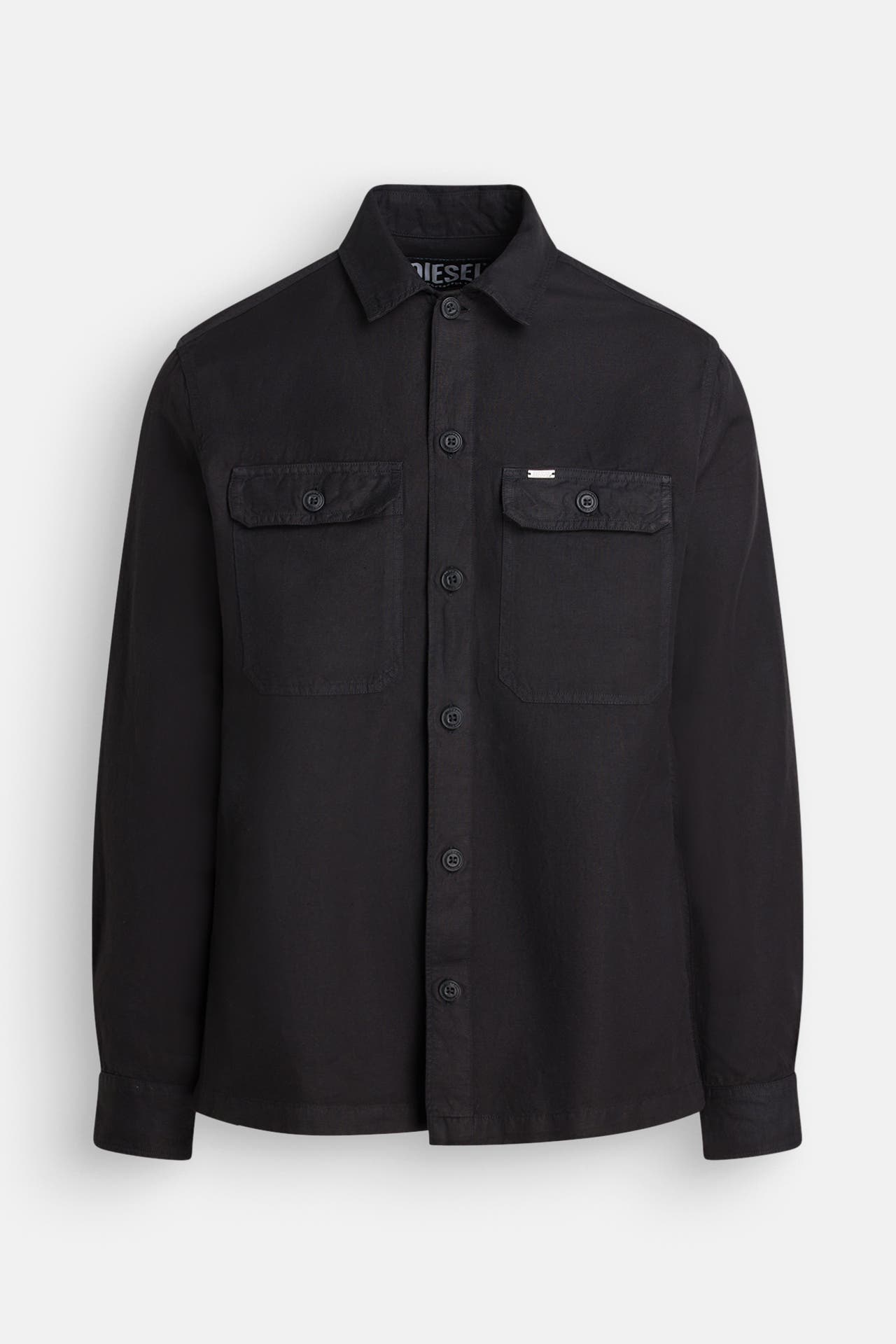 DIESEL Leinenmix-Hemd Regular Fit, Bild 1