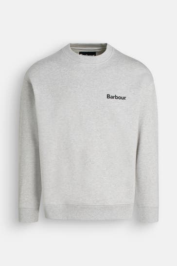 BARBOUR Sweatshirt 'Nicholas' hellgrau