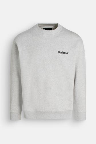 BARBOUR Sweatshirt 'Nicholas' hellgrau