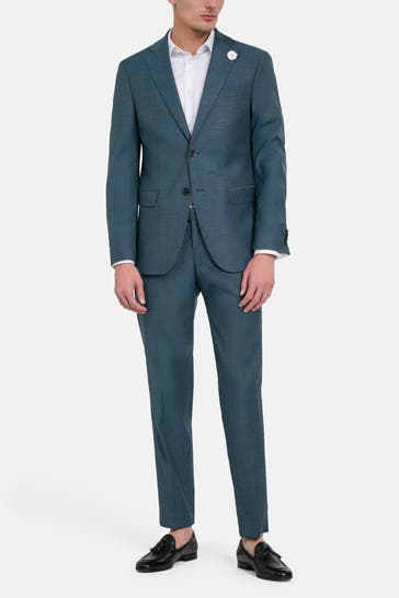 BALDESSARINI Schurwollmix-Anzug 'Serano-Massa' graublau