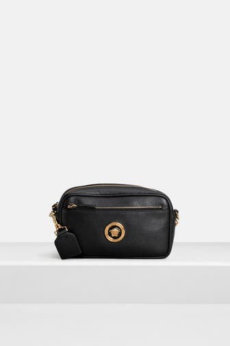 VERSACE Umhängetasche schwarz