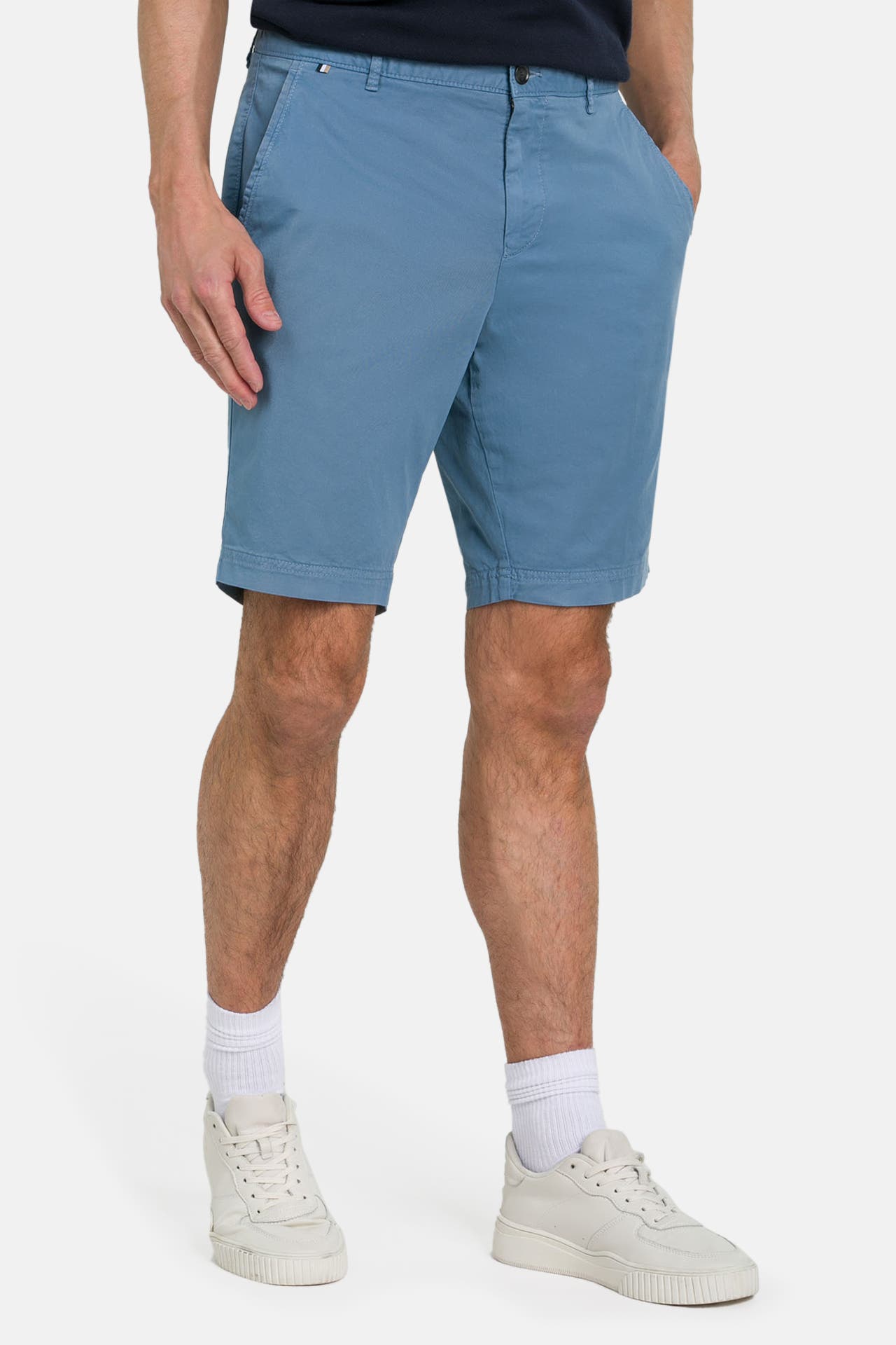 BOSS Chino-Shorts taubenblau, Bild 1