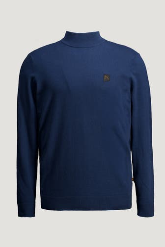CHASIN' Strickpullover 'Ard Mock' navy