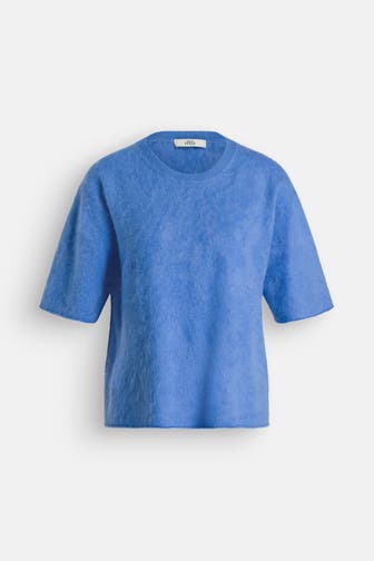 0039 ITALY Strickpullover 'Ines' blau