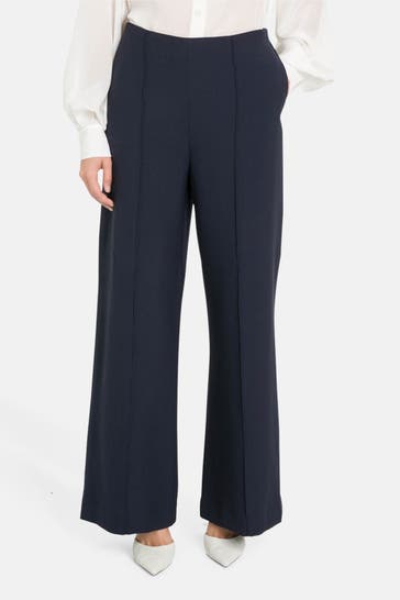 TOMMY HILFIGER Stoffhose marine wide leg