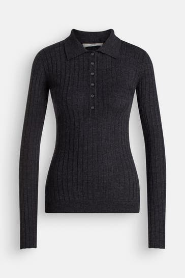 0039 ITALY Strickpullover 'Marla' dunkelgrau