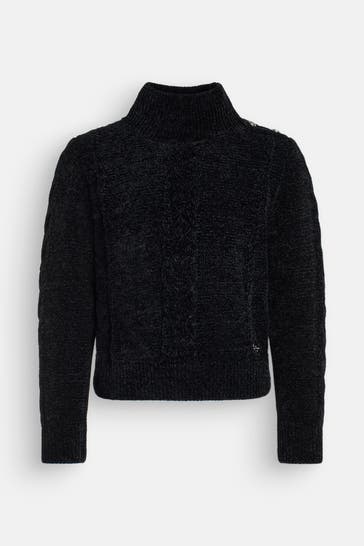 GUESS Strickpullover schwarz