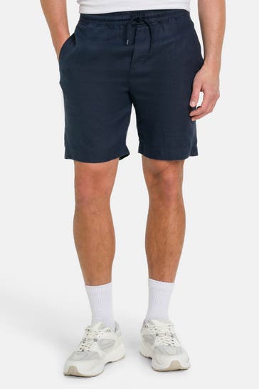 COLMAR Leinen-Shorts dunkelblau