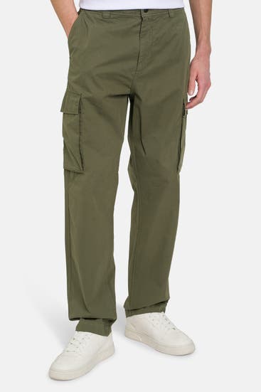 WOOLRICH - Cargohose oliv
