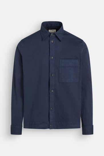 FIL NOIR Overshirt 'Matteo' dunkelblau