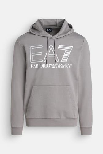 EA7 Hoodie hellgrau
