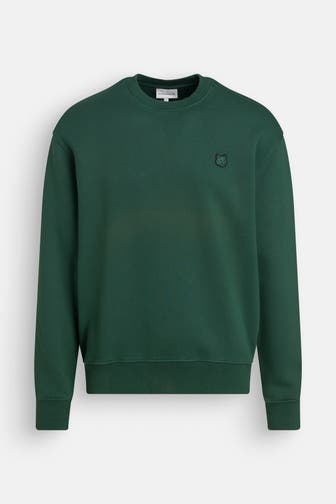 MAISON KITSUNÉ Sweatshirt dunkelgrün
