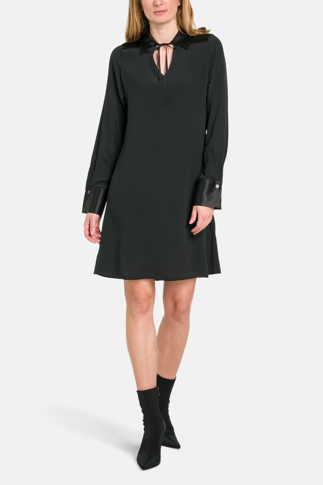 RIANI Seidenmix-Kleid schwarz, Bild 1