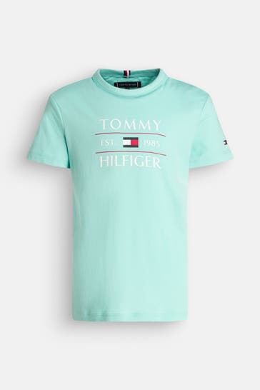 TOMMY HILFIGER T-Shirt türkis