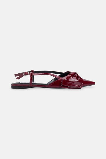 STEVE MADDEN Sling-Ballerinas 'Dazzled' weinrot