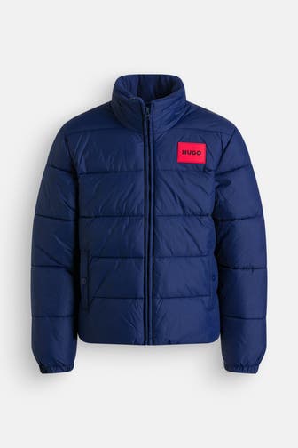 HUGO Steppjacke blau