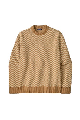 PATAGONIA Wollmix-Pullover gemustert