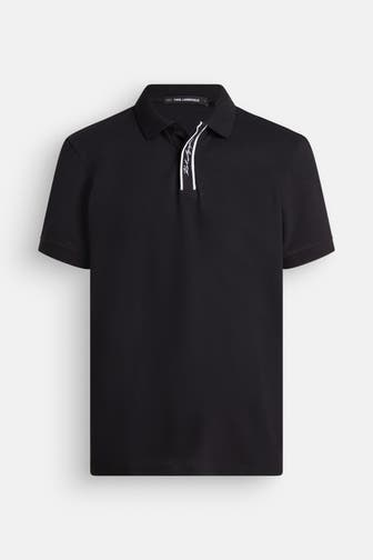 KARL LAGERFELD Polo-Shirt schwarz