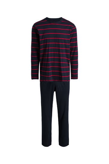BUGATTI Pyjama gestreift