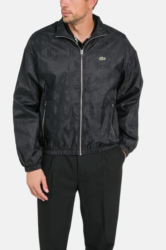 LACOSTE Übergangsjacke schwarz