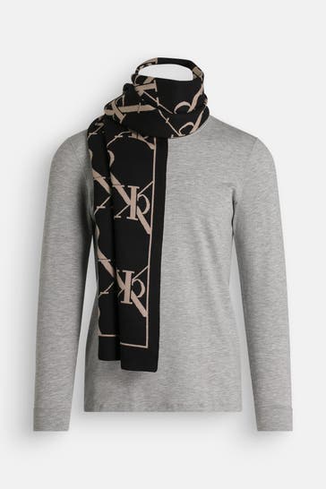 CALVIN KLEIN Strickschal mehrfarbig