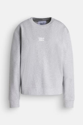 ORGANIC BASICS Sweatshirt grau