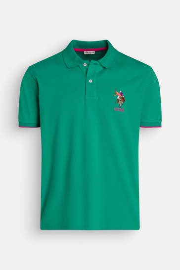 U.S. POLO ASSN. Polo-Shirt grün