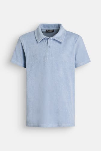 MARC O'POLO Polo-Shirt hellblau