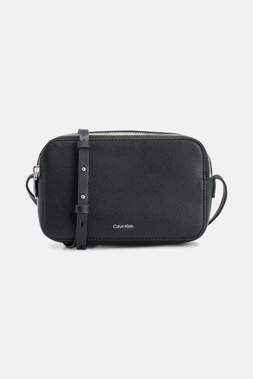 CALVIN KLEIN Umhängetasche schwarz