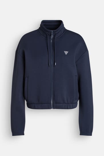 GUESS Sweatjacke dunkelblau