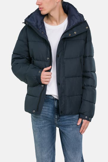 BOSS Steppjacke 'Omaris' dunkelblau