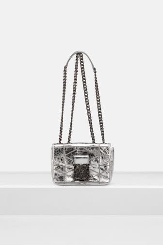 MCM Schultertasche 'Mini Travia' silber