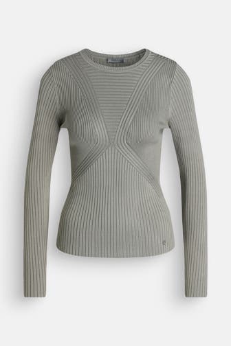 GUESS Strickpullover 'Destiny' oliv