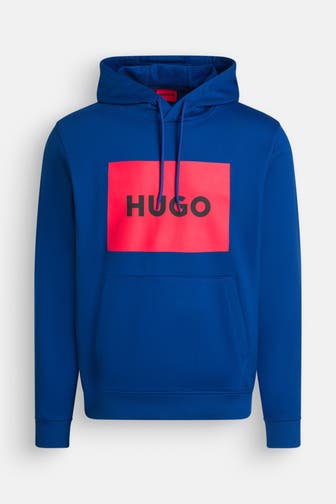HUGO Hoodie royalblau