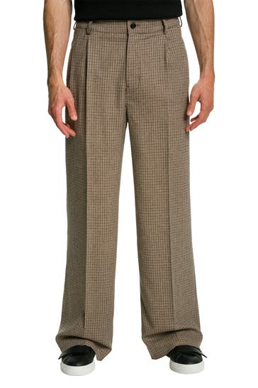 GANT Stoffhose grau kariert