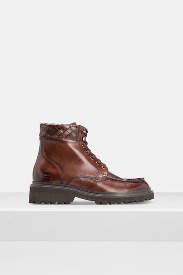 MELVIN & HAMILTON Schnürstiefel 'Matteo 14' dunkelbraun