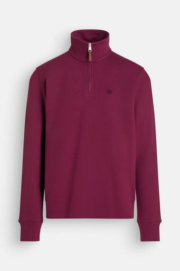 SUPERDRY Sweatshirt weinrot