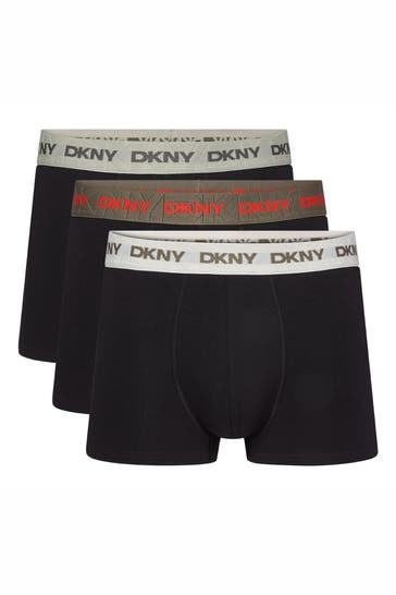 DKNY 3er-Pack Boxer Trunks 'Gadsden' schwarz
