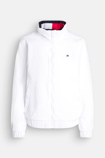 TOMMY HILFIGER Übergangsjacke weiß